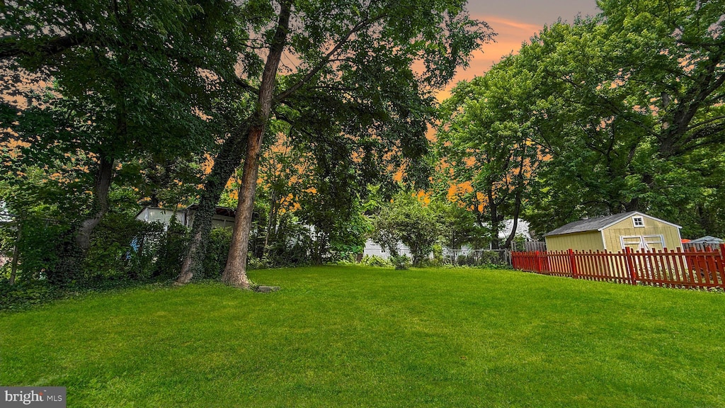 4213 Rainier Ave, Mount Rainier, MD 20712 - view of yard with a garage