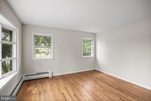 1101 Cherry Ln, Cinnaminson, NJ 08077 - spare room featuring light wood finished floors and baseboards