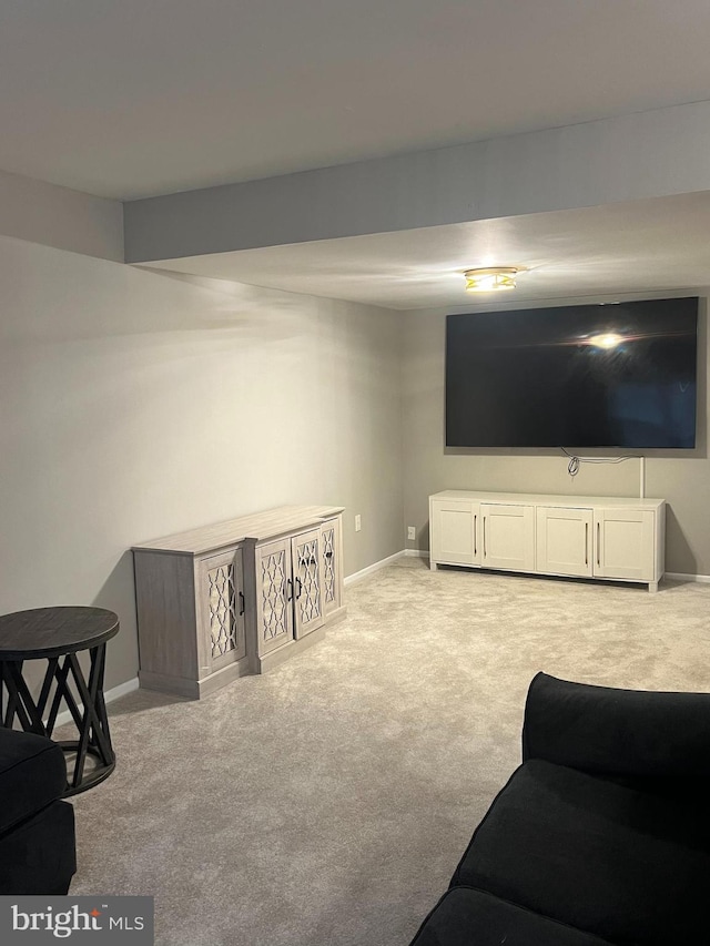 9031 Continental Pl, Landover, MD 20785 - home theater room featuring carpet and baseboards