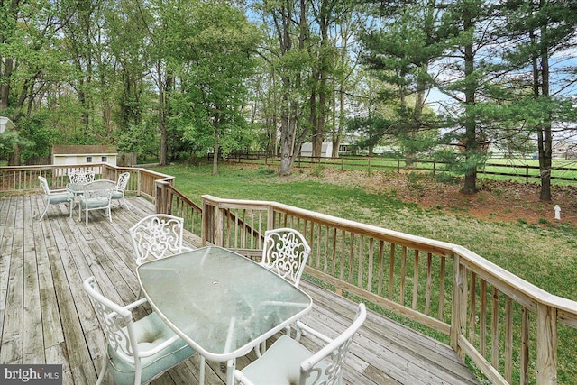 3498 Augusta Dr, Ijamsville, MD 21754 - deck with outdoor dining area