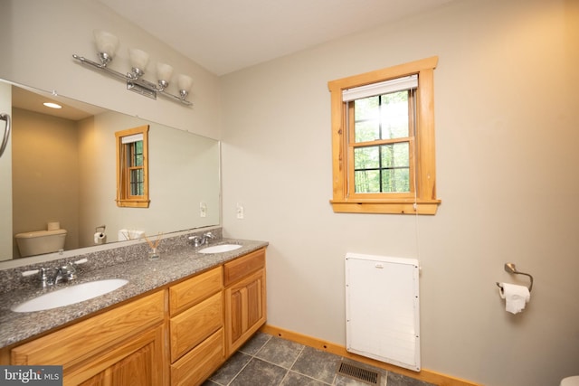 129 Bucks Crossing Ln, Accident, MD 21520 - bathroom featuring double vanity and tile patterned flooring