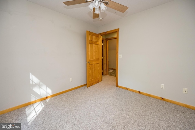 129 Bucks Crossing Ln, Accident, MD 21520 - empty room with ceiling fan and light colored carpet