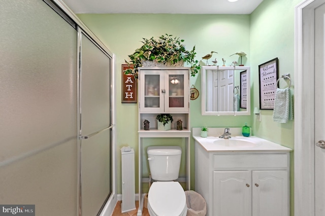 11684 Kensington Way, Laurel, DE 19956 - bathroom featuring a stall shower and vanity