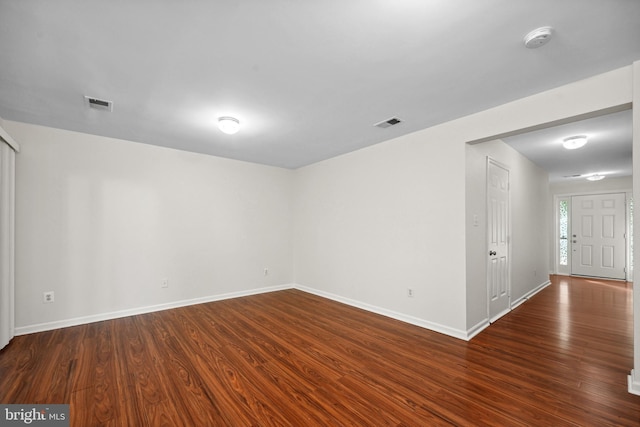 2441 Wheat Meadow Cir, Herndon, VA 20171 - unfurnished room with dark wood-type flooring and a smoke detector
