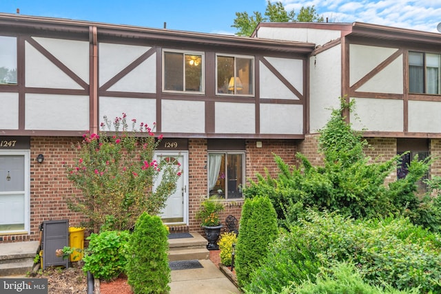 1249 Birchcrest Ct, Arnold, MD 21012 - view of front facade featuring stucco siding and brick siding