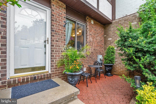 1249 Birchcrest Ct, Arnold, MD 21012 - doorway to property with brick siding