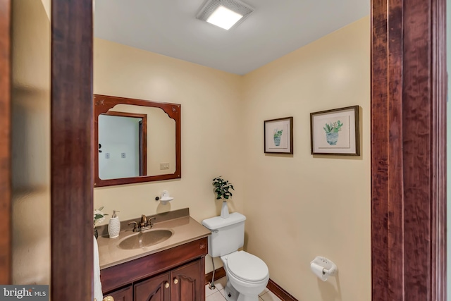 284 Little New York Rd, Rising Sun, MD 21911 - half bath with vanity and tile patterned flooring