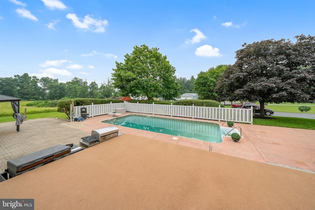 284 Little New York Rd, Rising Sun, MD 21911 - view of pool with a patio area, a diving board, and view of scattered trees