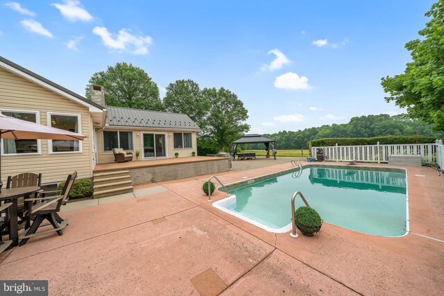 284 Little New York Rd, Rising Sun, MD 21911 - view of swimming pool with a patio, a gazebo, and grilling area