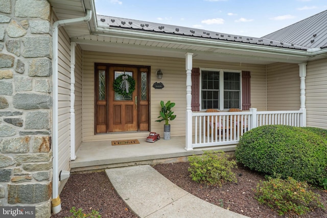 284 Little New York Rd, Rising Sun, MD 21911 - view of exterior entry with stone siding and covered porch