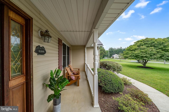 284 Little New York Rd, Rising Sun, MD 21911 - property entrance with a porch and a yard