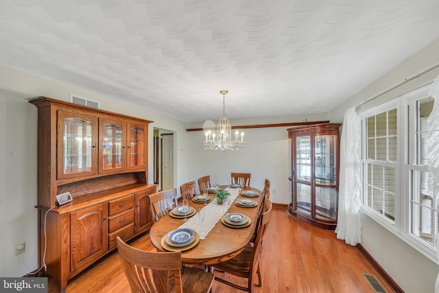 284 Little New York Rd, Rising Sun, MD 21911 - dining area featuring a chandelier and light wood-style flooring