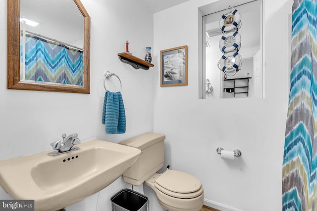 38390 Golden Beach Rd, Mechanicsville, MD 20659 - full bath featuring toilet and a sink