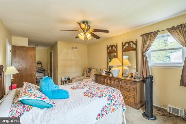 148 Belmont Dr, Upper Chichester, PA 19061 - bedroom featuring carpet and ceiling fan