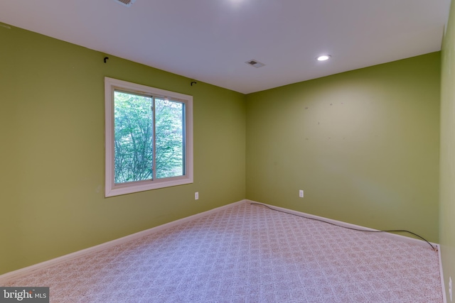 26747 Cat Creek Rd, Mechanicsville, MD 20659 - carpeted empty room with baseboards and recessed lighting