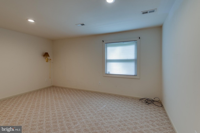 26747 Cat Creek Rd, Mechanicsville, MD 20659 - carpeted empty room featuring recessed lighting and baseboards