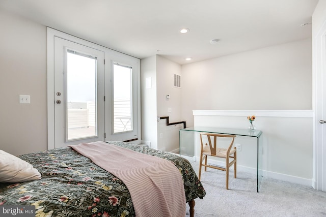 3409 Stone Barn Dr, Frederick, MD 21704 - carpeted bedroom featuring baseboards and recessed lighting