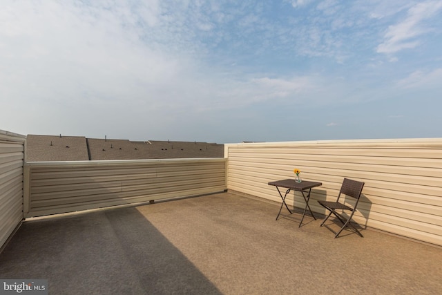 3409 Stone Barn Dr, Frederick, MD 21704 - view of patio with a balcony
