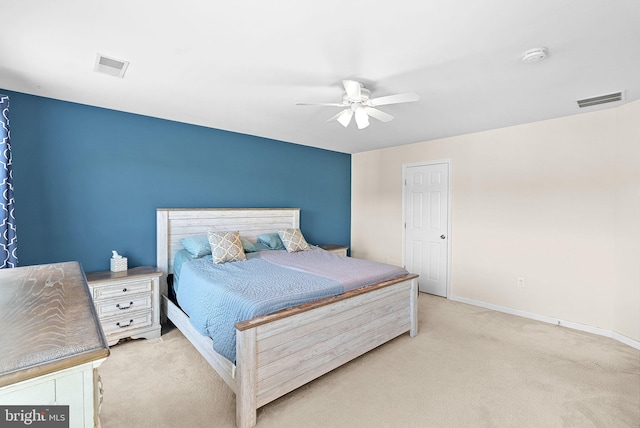 15673 Mendoza Ln, Woodbridge, VA 22191 - bedroom featuring light colored carpet and ceiling fan