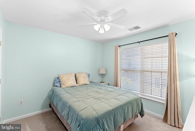 15673 Mendoza Ln, Woodbridge, VA 22191 - bedroom featuring carpet floors and a ceiling fan
