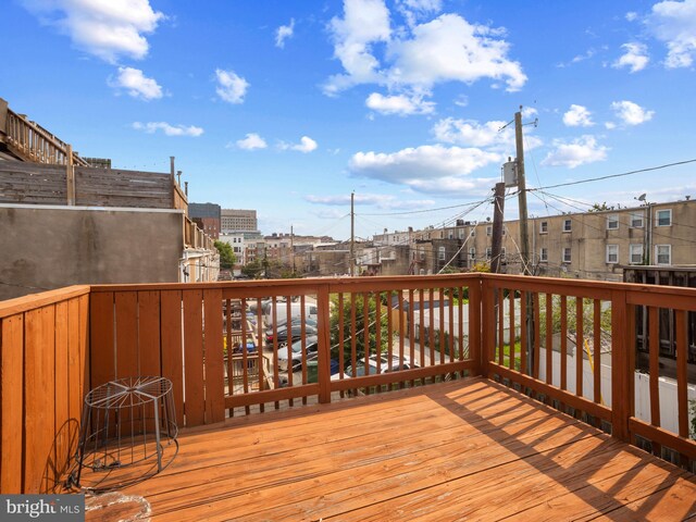 1705 E Chase St, Baltimore, MD 21213 - view of deck