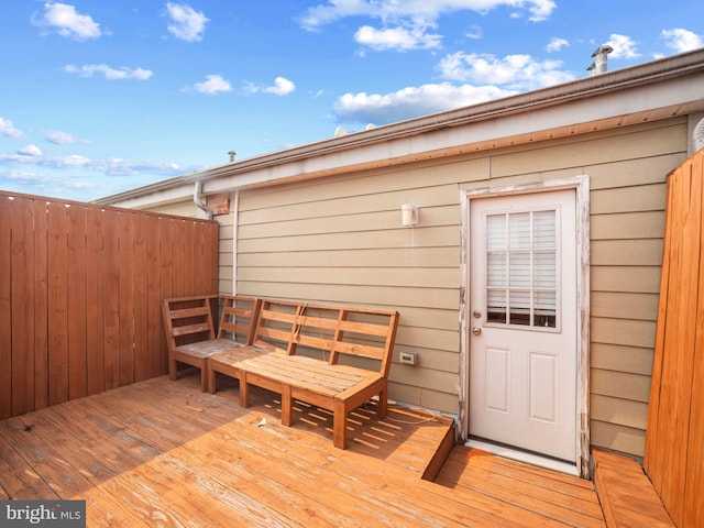 1705 E Chase St, Baltimore, MD 21213 - view of wooden deck