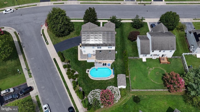 14 Riverside Rd, Dover, DE 19904 - aerial view of property's location with a pool area