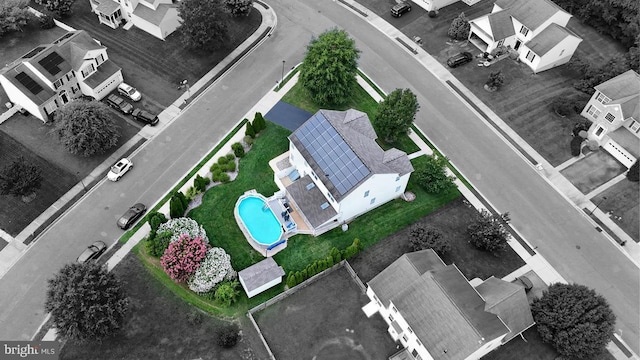 14 Riverside Rd, Dover, DE 19904 - aerial view of residential area featuring a pool area