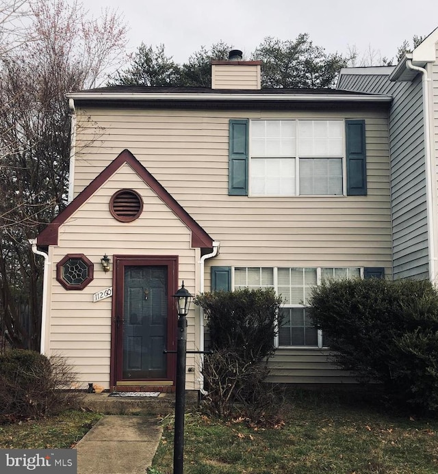 11260 Girven Ct, Fredericksburg, VA 22407 - view of front of house featuring a chimney