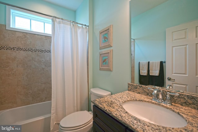 29486 Andrew Jackson Dr, Millsboro, DE 19966 - bathroom with toilet, vanity, and shower / tub combo