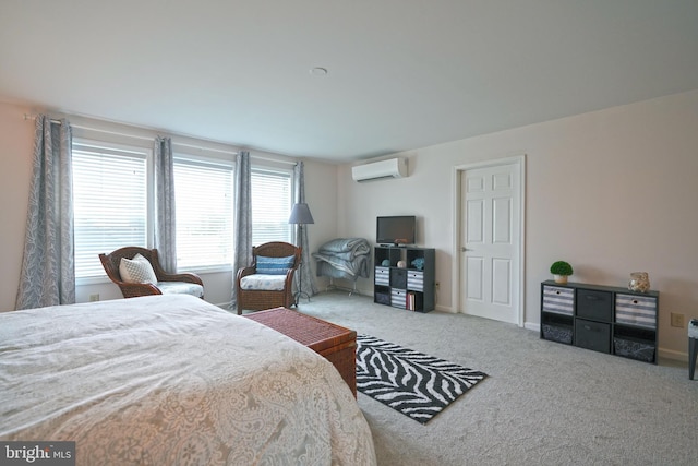 29486 Andrew Jackson Dr, Millsboro, DE 19966 - bedroom featuring a wall mounted air conditioner and carpet floors