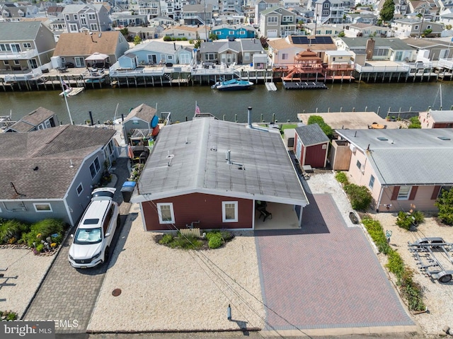 68 Gregg Dr, Manahawkin, NJ 08050 - aerial view of residential area with a large body of water