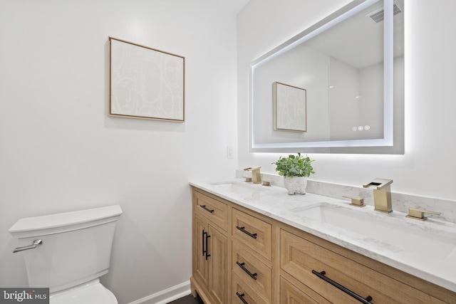 1612 Lemontree Ln, Silver Spring, MD 20904 - bathroom with double vanity and toilet