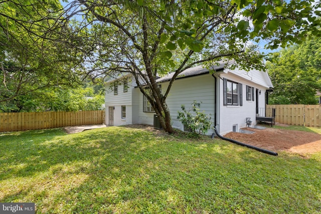 1612 Lemontree Ln, Silver Spring, MD 20904 - rear view of house with brick siding and central AC unit