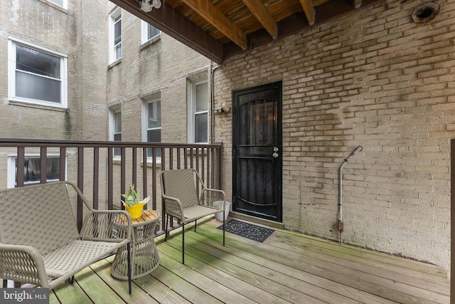 1 S Bartram Ave Unit 3, Atlantic City, NJ 08401 - view of wooden terrace