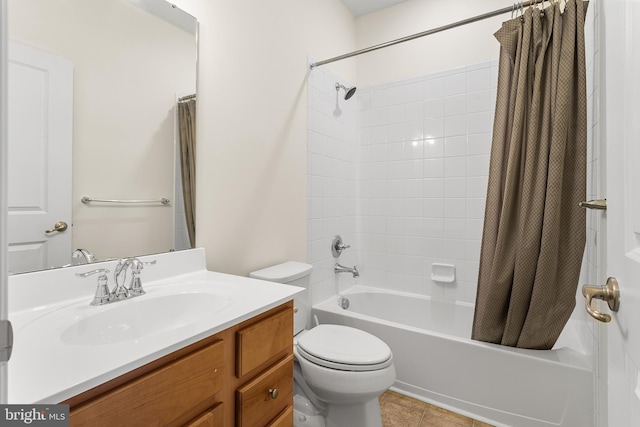 326 Iannelli Rd, Clarksboro, NJ 08020 - full bath featuring vanity, toilet, shower / bath combo, and tile patterned flooring
