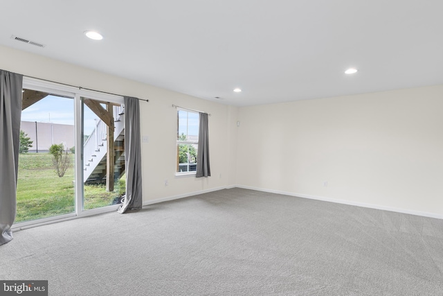 326 Iannelli Rd, Clarksboro, NJ 08020 - empty room featuring carpet floors, recessed lighting, and baseboards