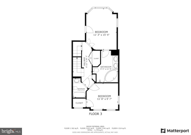 8861 Ashgrove House Ln, Vienna, VA 22182 - floor plan / room layout