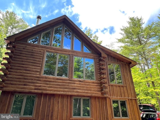 11882 Bumbarger Cir, Petersburg, PA 16669 - view of home's exterior featuring log siding
