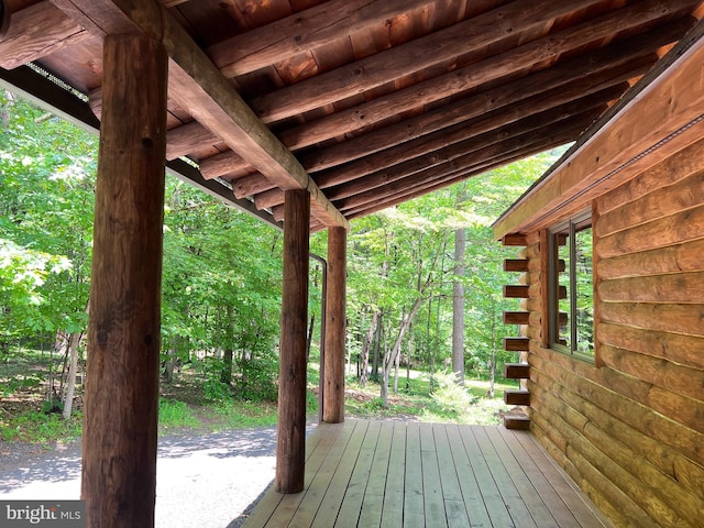 11882 Bumbarger Cir, Petersburg, PA 16669 - view of deck