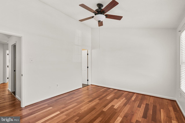 7967 Brightmeadow Ct, Ellicott City, MD 21043 - unfurnished bedroom featuring wood finished floors and ceiling fan