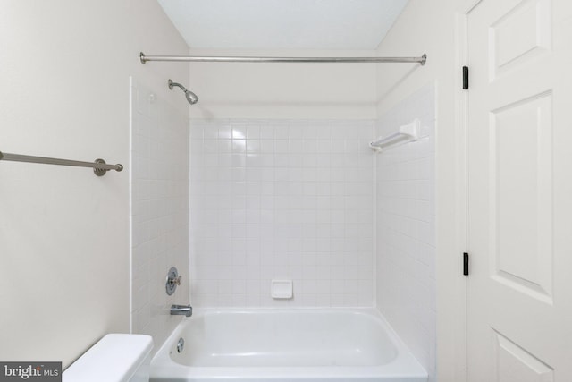 7967 Brightmeadow Ct, Ellicott City, MD 21043 - bathroom featuring toilet and washtub / shower combination