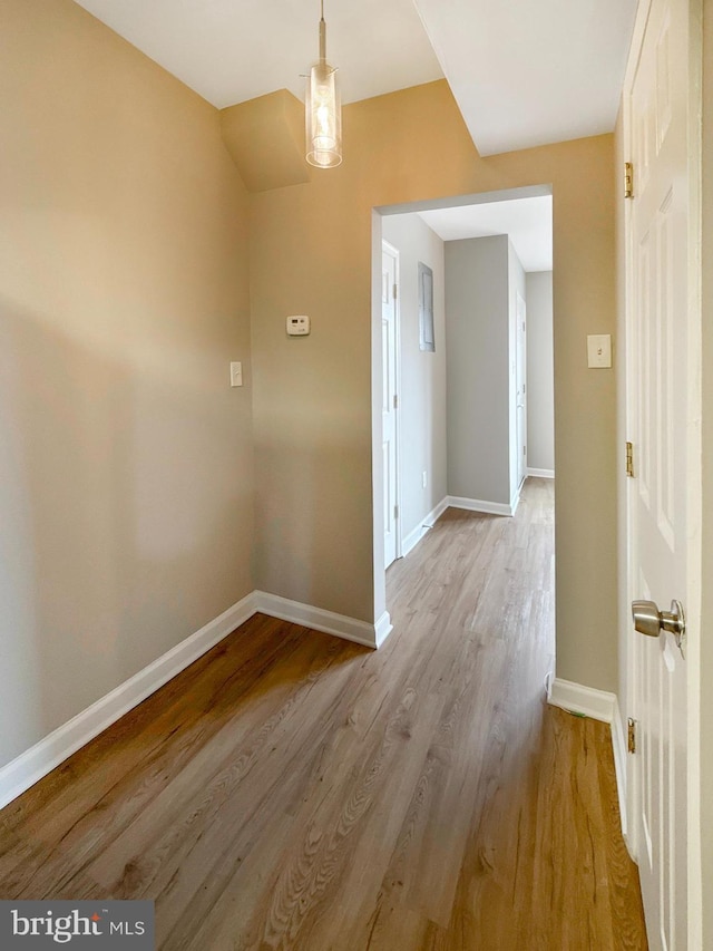 1308 Gallaudet St NE, Washington, DC 20002 - empty room with wood finished floors and baseboards
