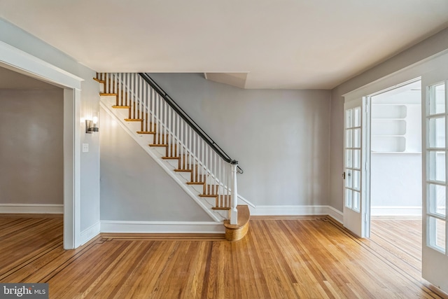 1004 N 67th St, Philadelphia, PA 19151 - stairs with wood finished floors and baseboards