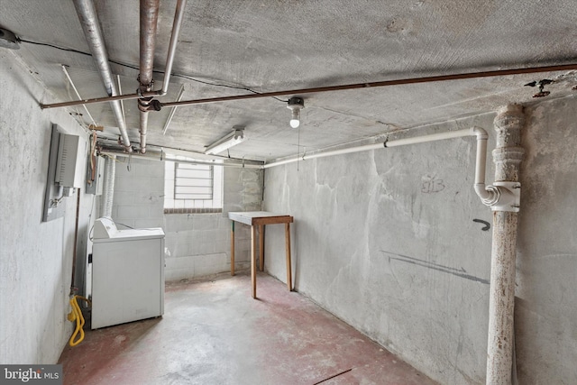 1500 Benner St, Philadelphia, PA 19149 - below grade area with washer / clothes dryer