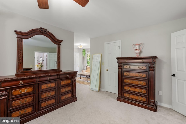 175 Mt Hope Church Rd, Stafford, VA 22554 - carpeted bedroom featuring baseboards and a ceiling fan
