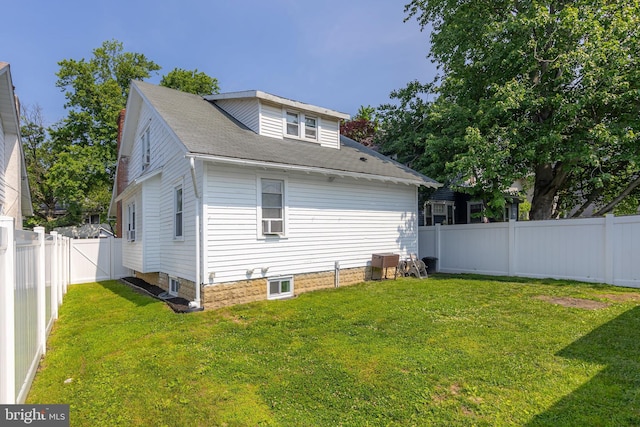 42 Lupton Ave, Woodbury, NJ 08096 - back of property featuring a fenced backyard and cooling unit