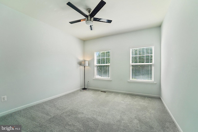 7912 Meridian Dr, Pasadena, MD 21122 - unfurnished room with ceiling fan and carpet floors