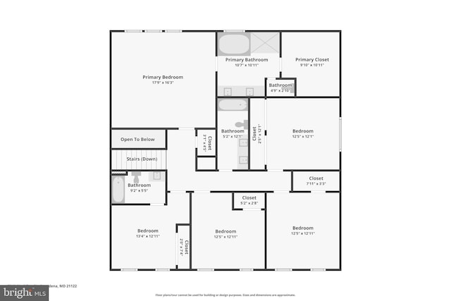 7912 Meridian Dr, Pasadena, MD 21122 - view of property floor plan