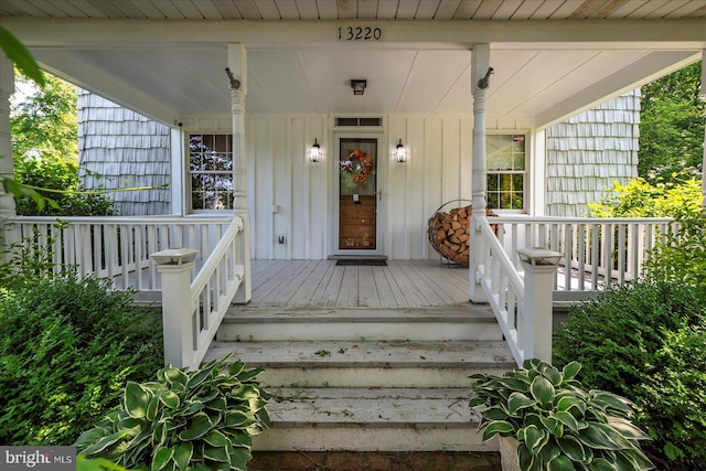 13220 Bank St, Bishopville, MD 21813 - entrance to property with covered porch